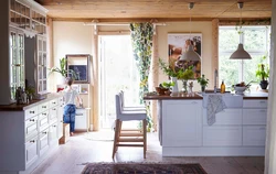 Scandinavian Style House Interior Kitchen