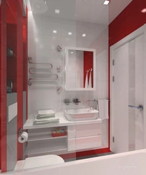 Дизайн Ванны Красный Белый Цвет