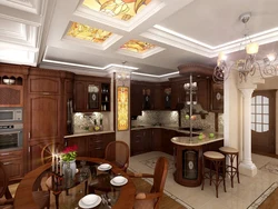 Kitchen Living Room In Classic Style Photo Interior