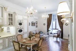 Kitchen Living Room In Classic Style Photo Interior