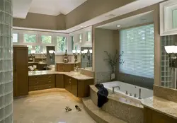 Window from the bath to the kitchen design