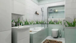 Bathroom Interior Design With Flowers