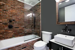 Bath Design Brick Wall