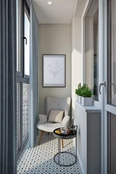 Design Of A Narrow Balcony In An Apartment