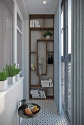 Design of a narrow balcony in an apartment