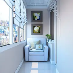 Дизайн узкого балкона в квартире