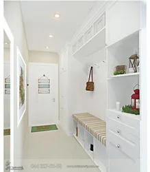 Cabinets In A Narrow Hallway In The Corridor Photo