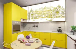 Yellow White Kitchen Photo