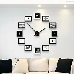 Wall Clock In The Living Room In A Modern Style Photo