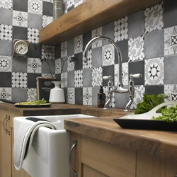 Patchwork Style Tiles In The Kitchen Interior