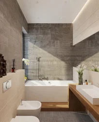Elongated bathroom design