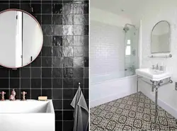 Painted bathroom tiles before and after photos