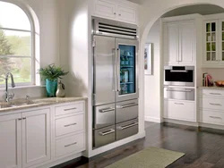 Kitchen with two refrigerators design