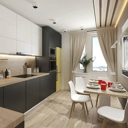 Kitchen design 50 square meters