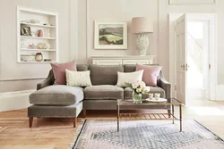 What colors goes with cappuccino in the living room interior