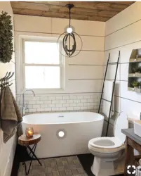 Country style bathroom design