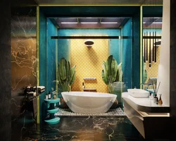 Bathroom design tropics
