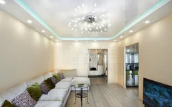 Ceilings With Lighting In The Apartment Photo