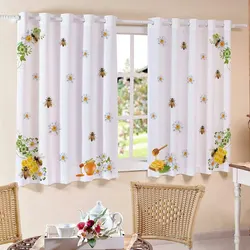 Sew curtains for the kitchen in a modern style photo