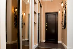 Entrance doors in the hallway interior photo