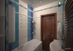 Bath design with water heater photo