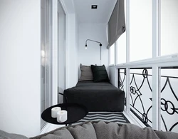 Спальня на лоджии дизайн фото