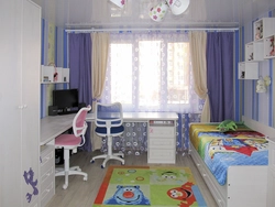Mixed-sex children's bedroom photo