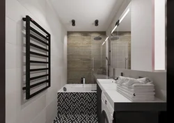 Small bathroom loft design