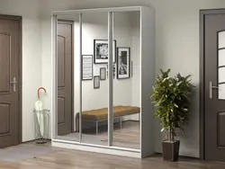 Wardrobe Design With Mirror For Hallway