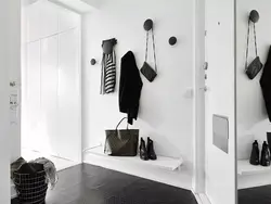 Black furniture in the hallway photo