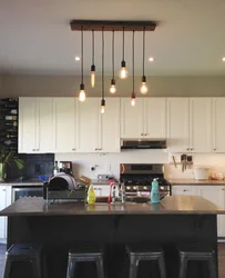 Системы освещения кухни фото