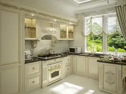 Kitchen Countertop In Classic Style Photo