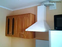 Install kitchen hood photo