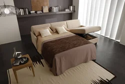 Спальный диван в квартире фото