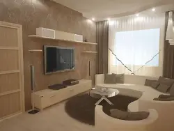 Budget Living Room Interior In An Apartment