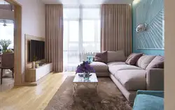 Budget Living Room Interior In An Apartment