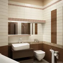 Bathroom Design In Brown And Beige Tones