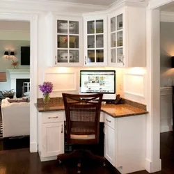 Kitchen design with work table