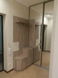 Photo of a modern small hallway wardrobe
