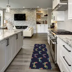 Carpet in a modern kitchen interior