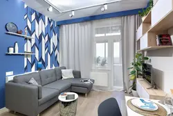 Photo of a room in a blue apartment
