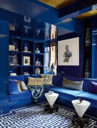 Photo of a room in a blue apartment