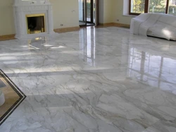 Marble Floors In The Apartment Photo
