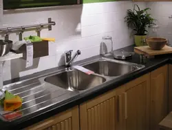 Two Sinks In The Kitchen Photo