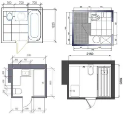 Bathroom and toilet layout design photo