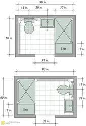 Дизайн Планировки Ванной Комнаты И Туалета Фото