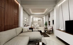 Living room design narrow and long