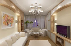Дизайн гостиной комнаты узкой и длинной