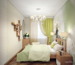 Bedroom in Khrushchev 2-room design