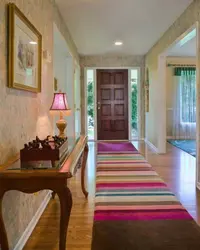 Carpet In The Hallway In The Interior